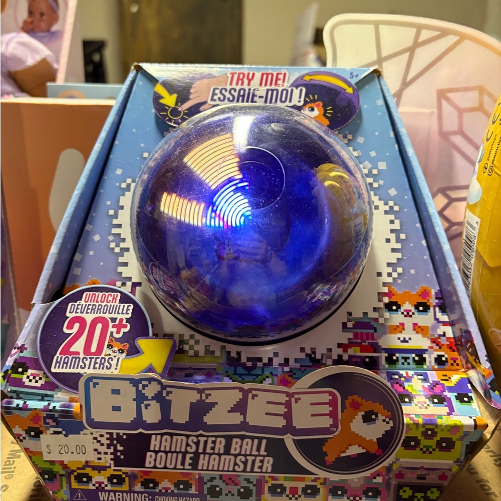 Nwt bitzee Hamster Ball Toy - Blue